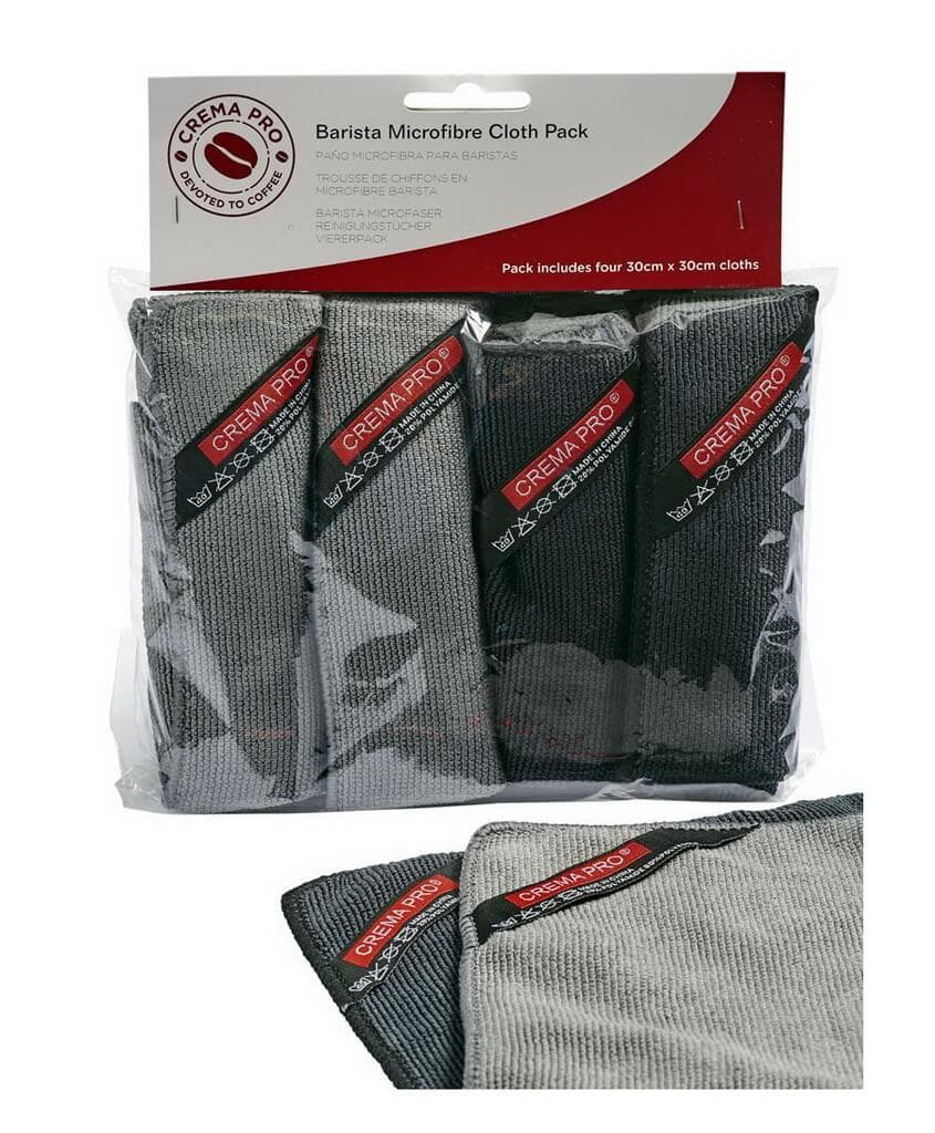 Crema Pro Microfibre Cleaning Cloths (4 pcs)